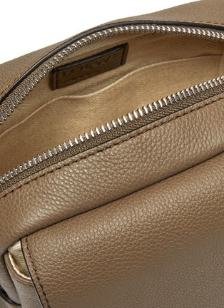 Detail View - Click To Enlarge - LOEWE - 'Military' Anagram Embossed Top Flap Leather Crossbody Bag