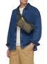 Figure View - Click To Enlarge - LOEWE - 'Puzzle' Small leather bumbag