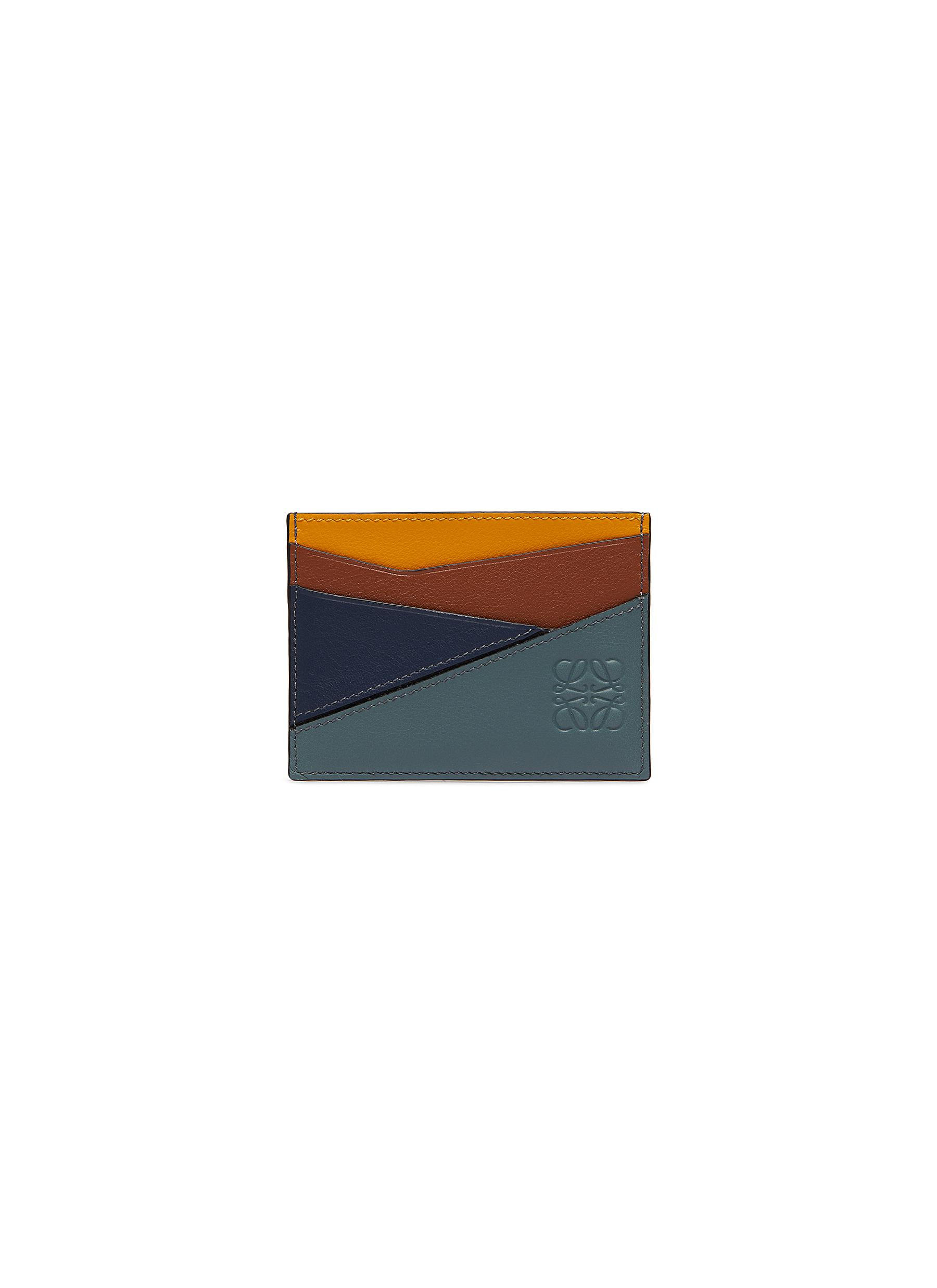 Loewe Puzzle' Anagram Embossed Leather Cardholder
