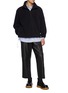 Figure View - Click To Enlarge - YOKE - Belted Pleated Sheepskin Leather Cropped Pants