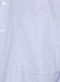  - YOKE - Side Slit Thomas Mason Striped Cotton Shirt