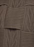 YOKE - Mixed Knit Patchwork Wool Sweater