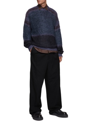 Figure View - Click To Enlarge - YOKE - Rothko' Colourblock Oversized Sweater