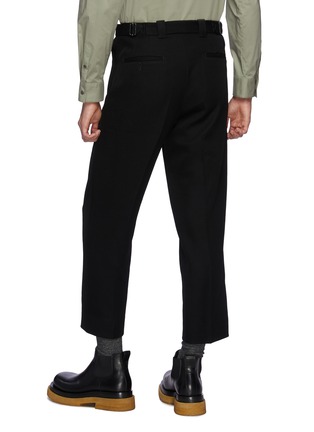 Back View - Click To Enlarge - YOKE - Buttoned Pockets Wool Gurhka Pants