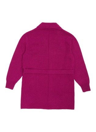 Figure View - Click To Enlarge - THE ROW - LONG SLEEVES BELTED KIDS CARDIGAN