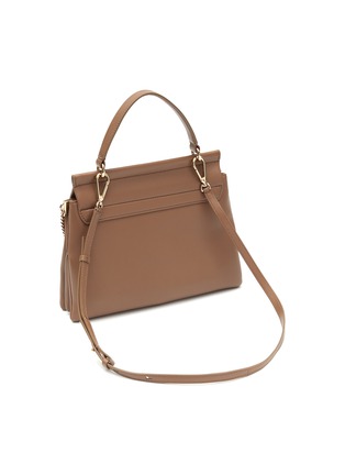 Detail View - Click To Enlarge - CHLOÉ - Faye' Calfskin Leather Chain Top Medium Handle Bag