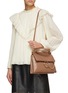 Figure View - Click To Enlarge - CHLOÉ - Faye' Calfskin Leather Chain Top Medium Handle Bag