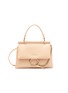 Main View - Click To Enlarge - CHLOÉ - Faye' Calfskin Leather Chain Top Handle Small Bag