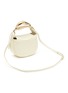 Detail View - Click To Enlarge - CHLOÉ - Kiss' Sculptural Top Handle Calfskin Leather Small Crossbody Bag