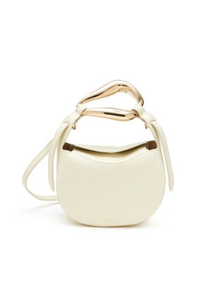 Main View - Click To Enlarge - CHLOÉ - Kiss' Sculptural Top Handle Calfskin Leather Small Crossbody Bag