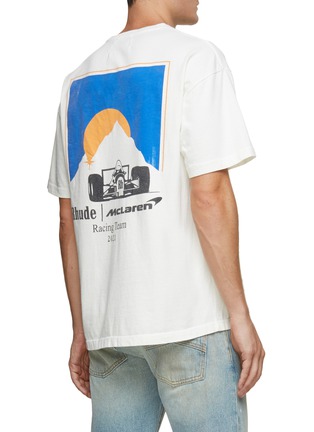 Back View - Click To Enlarge - RHUDE - x McLaren Moonlight Racer Graphic Print T-shirt