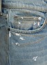  - RHUDE - Paint Splatter Whiskered Denim Skinny Jeans