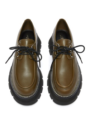 Detail View - Click To Enlarge - 3.1 PHILLIP LIM - Derby Lace Up Leather Loafers