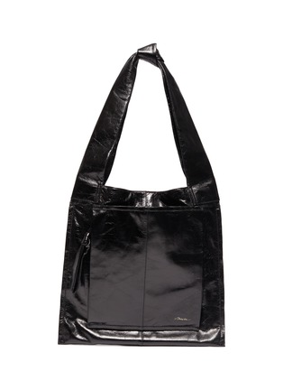 Main View - Click To Enlarge - 3.1 PHILLIP LIM - Accidental Messenger Glaze Leather Tote Bag