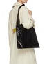 Figure View - Click To Enlarge - 3.1 PHILLIP LIM - Accidental Messenger Glaze Leather Tote Bag