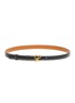 Main View - Click To Enlarge - LOEWE - L logo Buckle Calfskin Leather Thin Belt