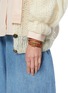 Figure View - Click To Enlarge - LOEWE - Anagram Plaque Double Strap Leather Bracelet