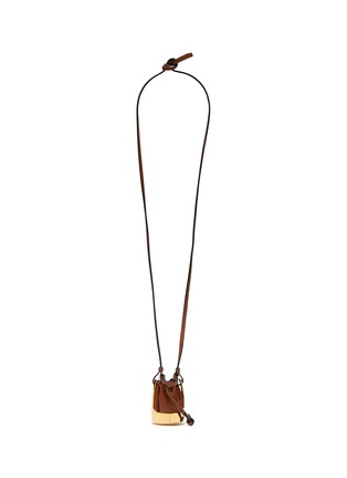 Main View - Click To Enlarge - LOEWE - Air Balloon Pouch Leather Necklace
