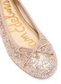 Detail View - Click To Enlarge - SAM EDELMAN - Felicia' Mini Glitter Bow Ballerina Flats