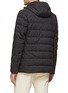 Back View - Click To Enlarge - HERNO - Laminar' Quilted Down Jacket with Detachable Hooded Bib