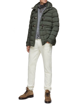 Figure View - Click To Enlarge - HERNO - Toggle Closure Hooded Down Parka