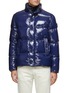 Main View - Click To Enlarge - HERNO - Reflective High Neck Puffer Jacket