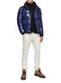 Figure View - Click To Enlarge - HERNO - Reflective High Neck Puffer Jacket