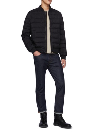 Figure View - Click To Enlarge - HERNO - Nylon Down Bomber Jacket