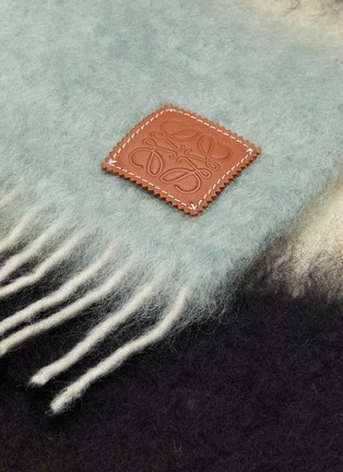 Detail View - Click To Enlarge - LOEWE - Stripes Mohair Scarf