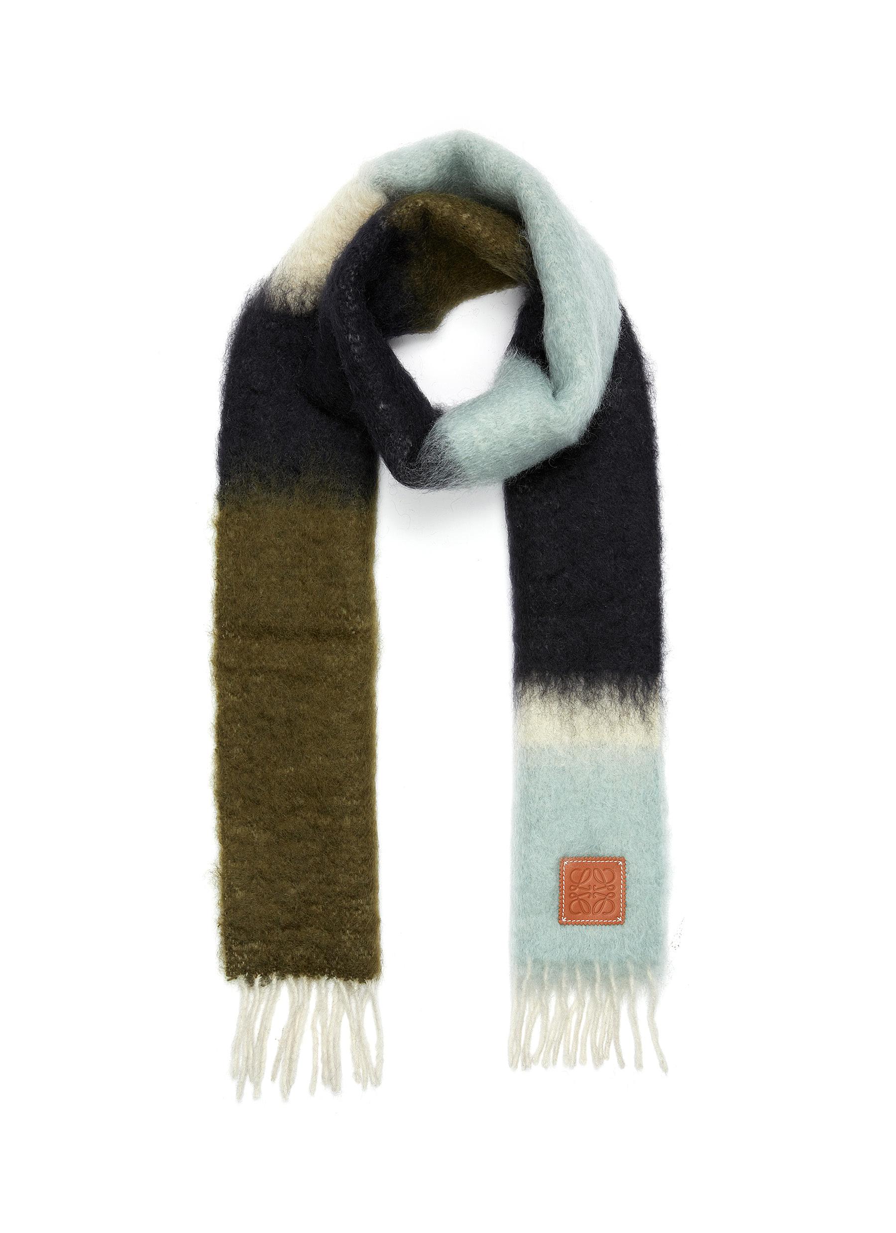 LOEWE STRIPES MOHAIR SCARF