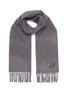Main View - Click To Enlarge - LOEWE - Anagram Embroidered Cashmere Scarf