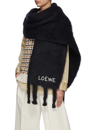 Figure View - Click To Enlarge - LOEWE - Mohair Woll Blend Scarf