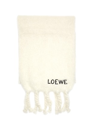 Detail View - Click To Enlarge - LOEWE - Mohair Woll Blend Scarf