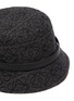 Detail View - Click To Enlarge - LOEWE - Anagram Jacquard Leather Band Bucket Hat