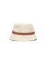 Main View - Click To Enlarge - LOEWE - Anagram jacquard leather band bucket hat