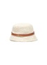 Figure View - Click To Enlarge - LOEWE - Anagram jacquard leather band bucket hat