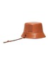Figure View - Click To Enlarge - LOEWE - Anagram Appliqued Nappa Calfskin Leather Bucket Hat