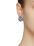 Figure View - Click To Enlarge - LANE CRAWFORD VINTAGE ACCESSORIES - Pennino diamanté flower stud earrings