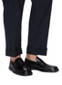Figure View - Click To Enlarge - LOEWE - Contrast Heel Panel Leather Loafers