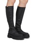 Figure View - Click To Enlarge - BOTH - Gao Knee Platform Stretch Leather Boot