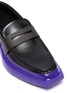 Detail View - Click To Enlarge - BOTH - Leather Dipped Rubber Sole Gang Square Toe Platform Loafer