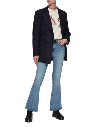 Figure View - Click To Enlarge - BLAZÉ MILANO - Lahloo Anyway' Double Breast Check Blazer