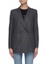 Main View - Click To Enlarge - BLAZÉ MILANO - 'Nahlin' double breasted wool blazer