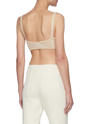 Back View - Click To Enlarge - KHAITE - Eda' Lightweight Cashmere Bralette