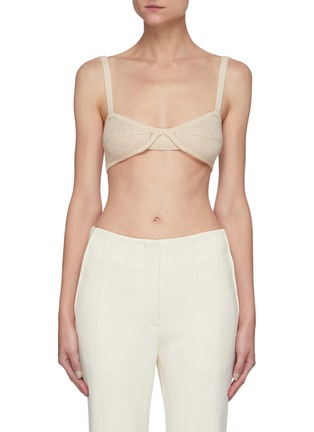 Main View - Click To Enlarge - KHAITE - Eda' Lightweight Cashmere Bralette