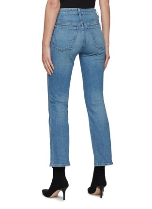 Back View - Click To Enlarge - KHAITE - Vivian' Crop Bootcut Jeans