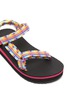 Detail View - Click To Enlarge - TEVA - Midform Universal' Fray Rainbow Velcro Strap Toddler and Kids Sandals