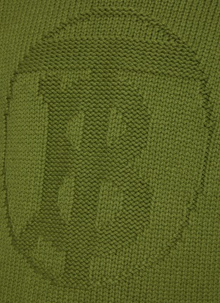  - BURBERRY - 'Tigwell' logo jacquard cashmere blend sweater