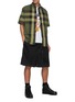 Figure View - Click To Enlarge - BURBERRY - Check short sleeve shirt