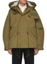 Main View - Click To Enlarge - BURBERRY - Merriott' Parka With Deachable Shearling Liner And Hood